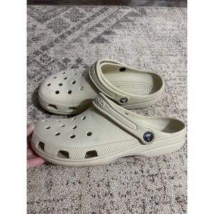 Tan Unisex Adult Crocs Size 8 Men's/10 Women's